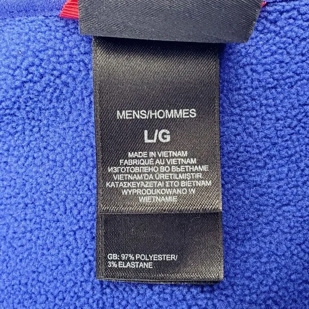 Mens The North Face Blue and Gray Full Zip Jacket Size L
